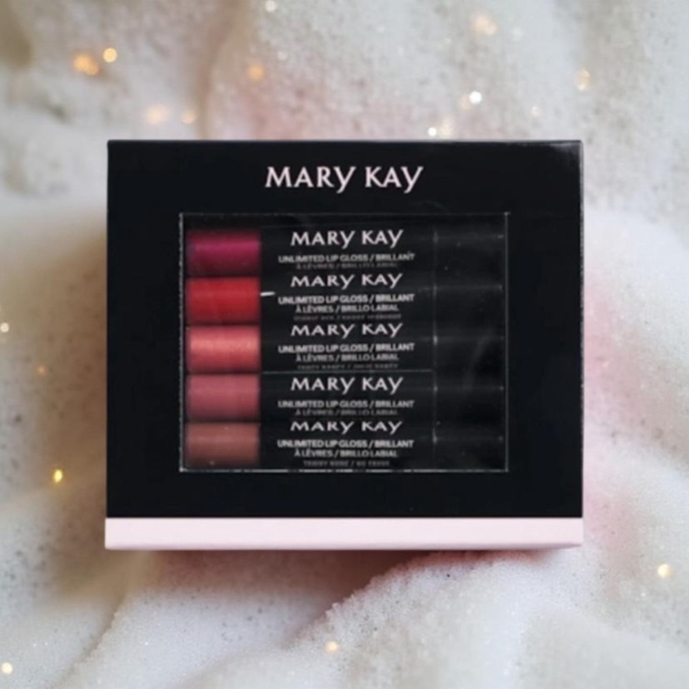 Mini Mary Kay Lip Gloss Collection -pinks,reds nude shades butter glaze gloss